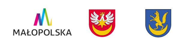 Logo Małopolski, herb Powiatu Tarnowskiego i Gminy Lisia Góra